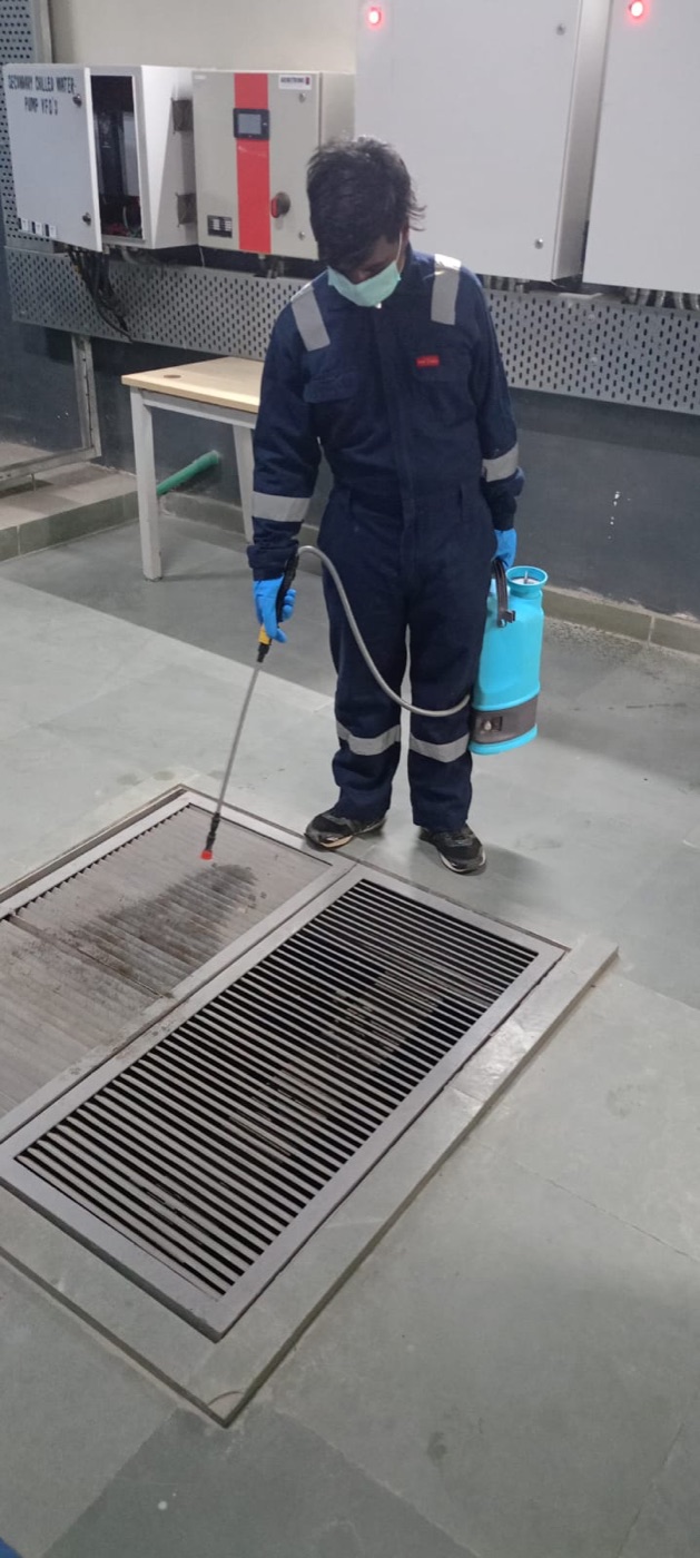 Frontline pest control in action